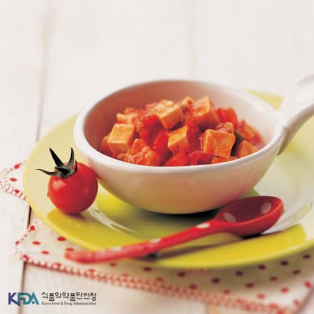 Stir-fried Pork, Tomato, and Tofu