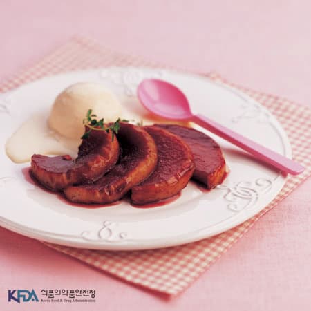 Braised Dish with Apple Grape Juice