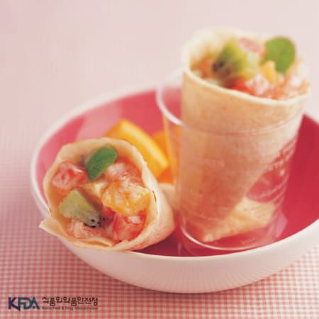 Fruit Salad Tortilla