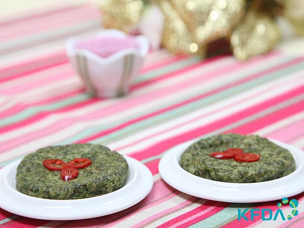 Sea Lettuce Bean Pancake