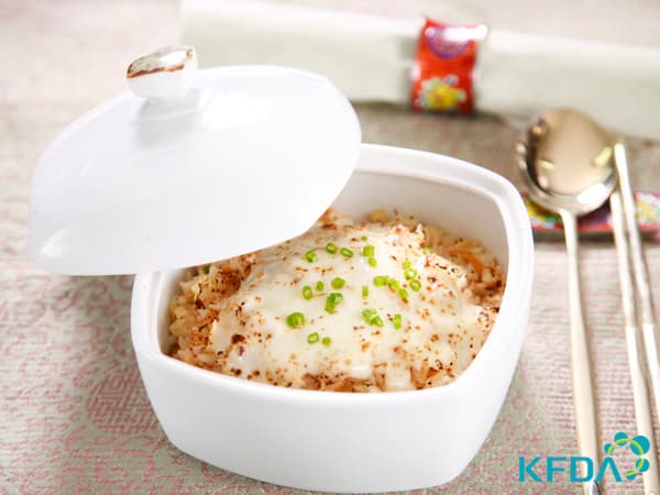 Kimchi Rice Gratin