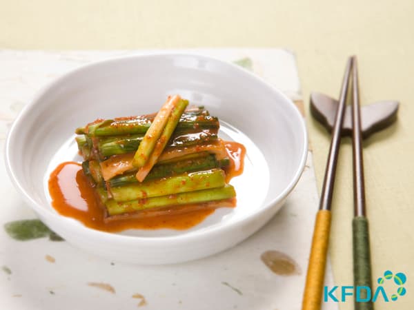 Green Garlic Squid Kimchi