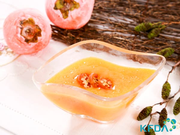 Ripe and Dried Persimmon Hwachae