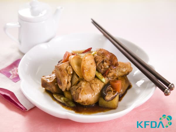 Spicy Braised Chicken with Fresh Ginseng