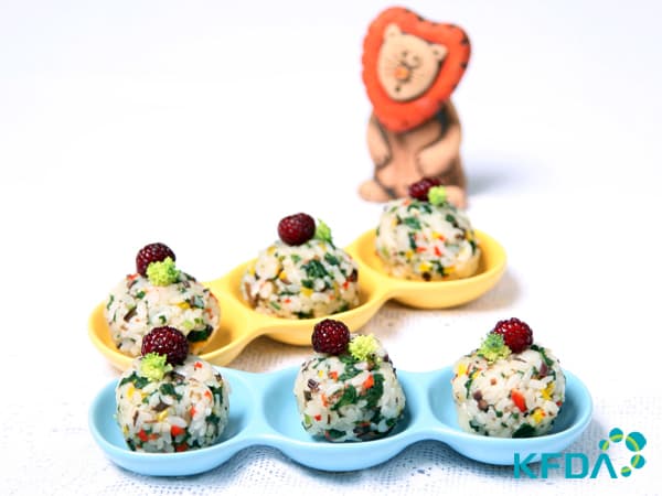 Spring Greens Rice Ball