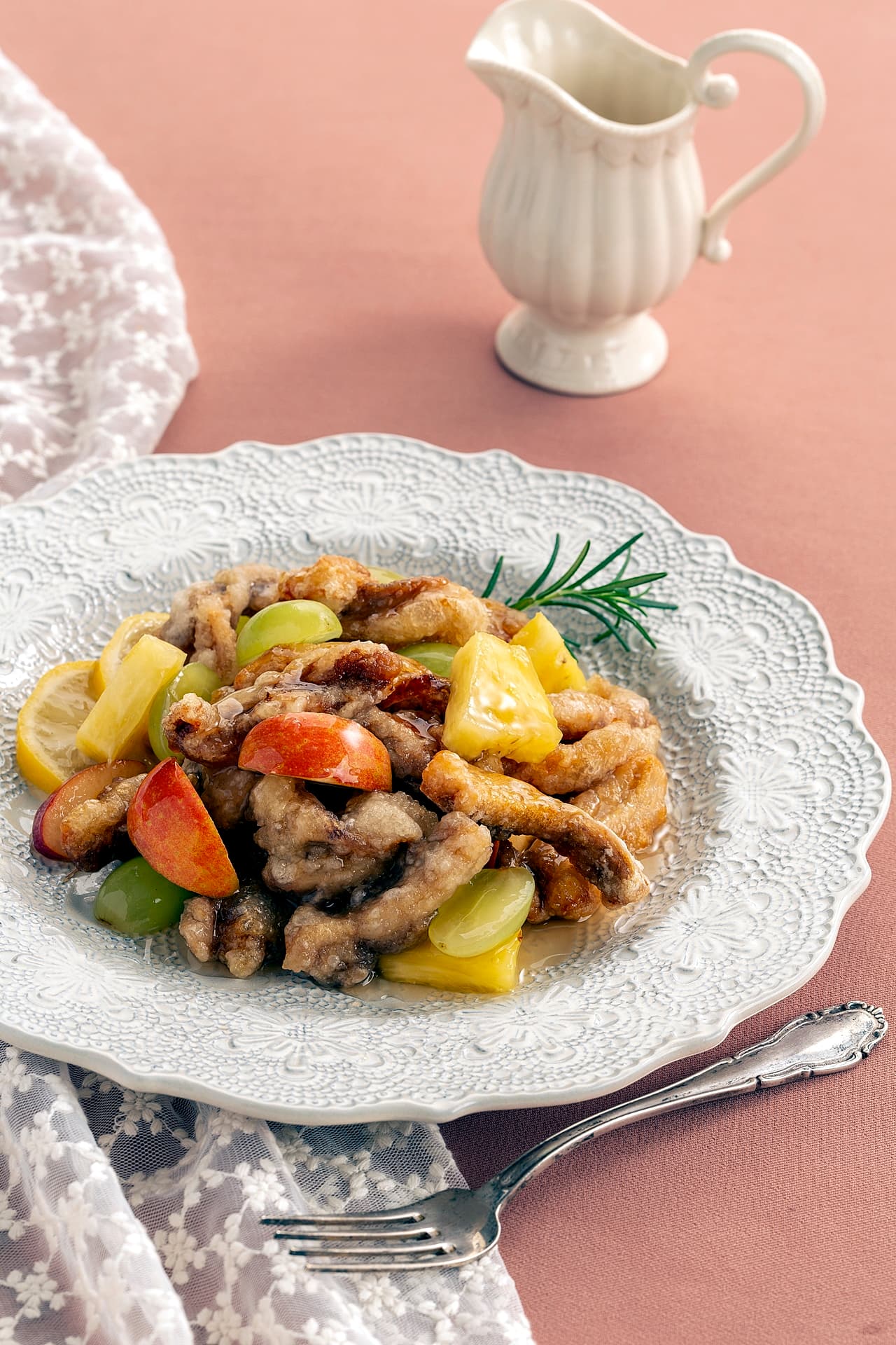 Sweet and Sour Chicken with Fruit