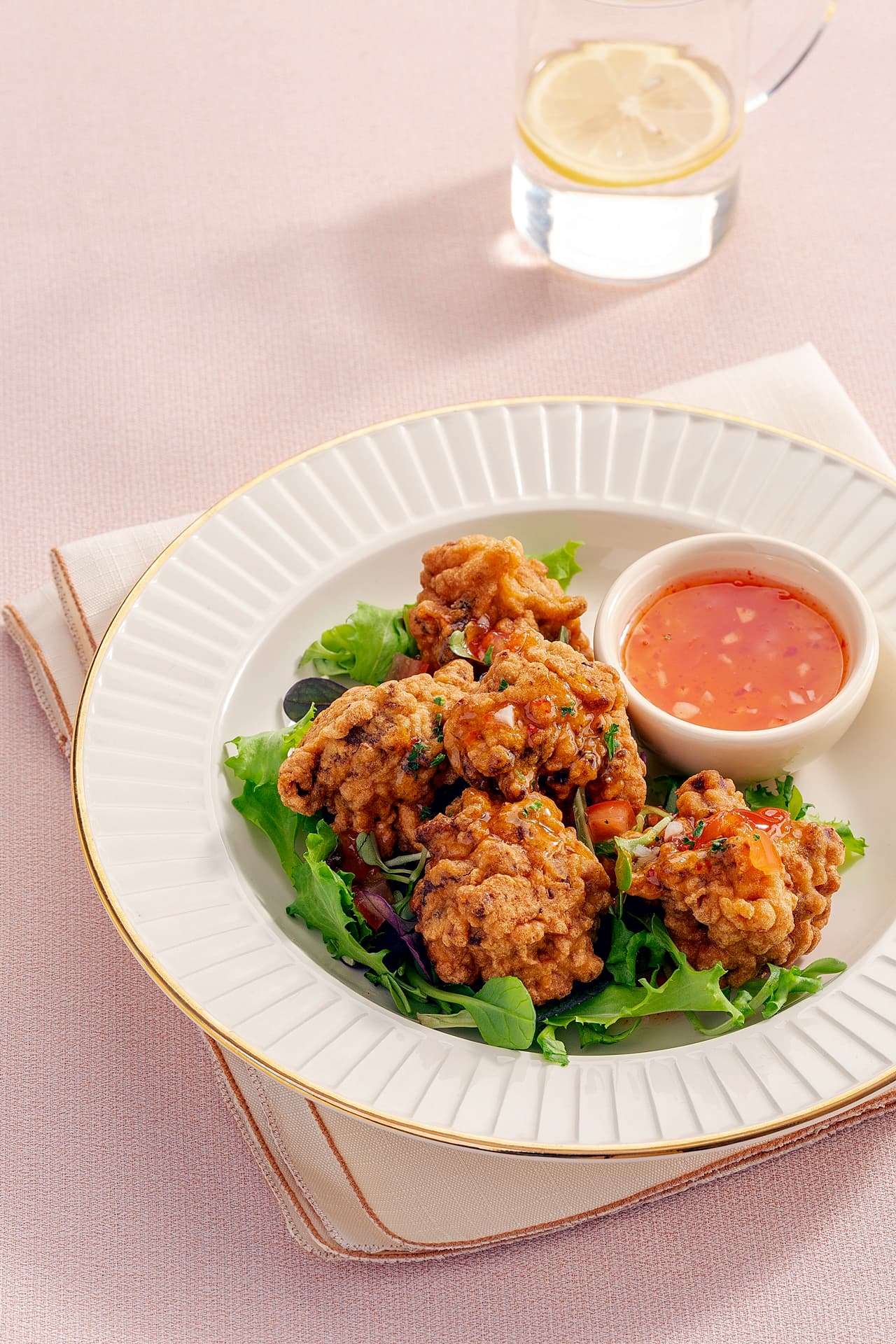 Beef Karaage with Chili Sauce