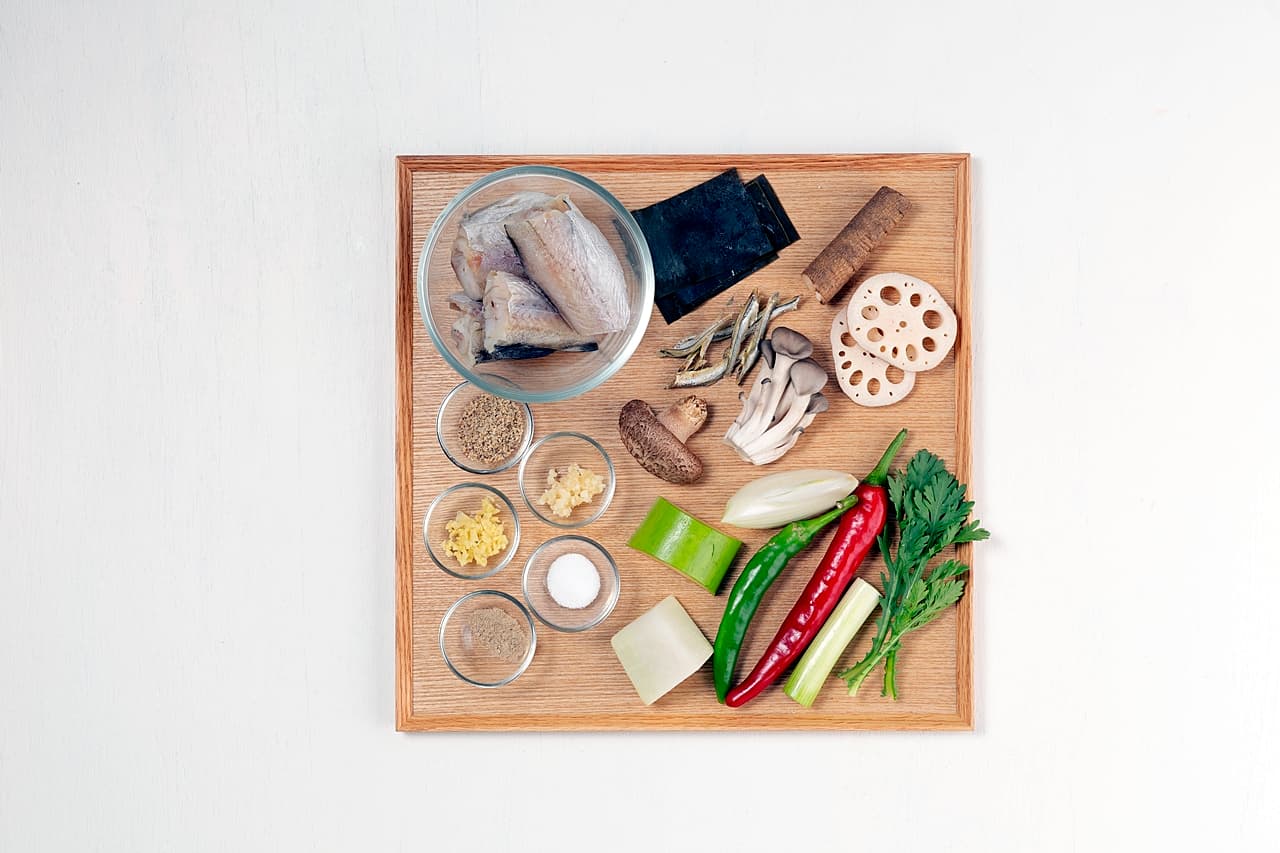 Semi-dried Pollock and Root Vegetable Perilla Soup