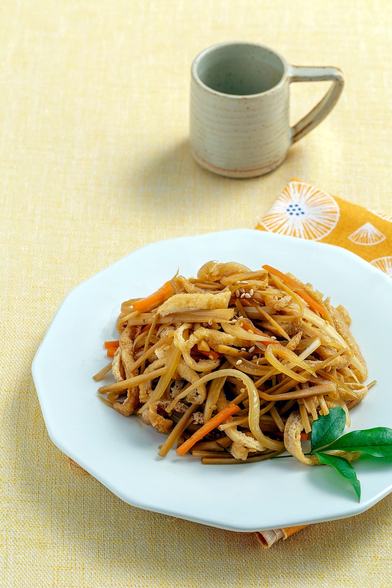 Fried Tofu Burdock Japchae