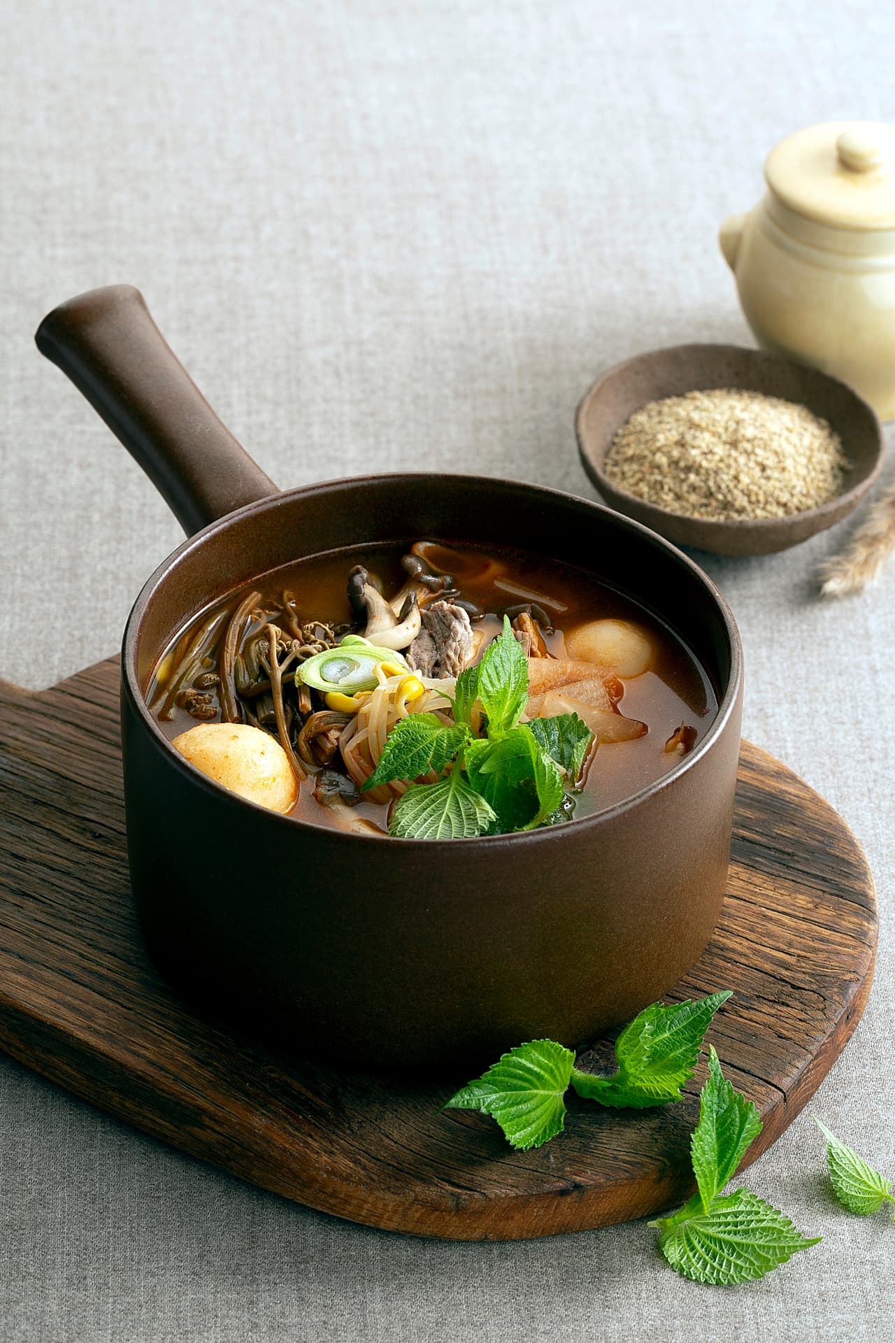 Beef Perilla Taro Soup