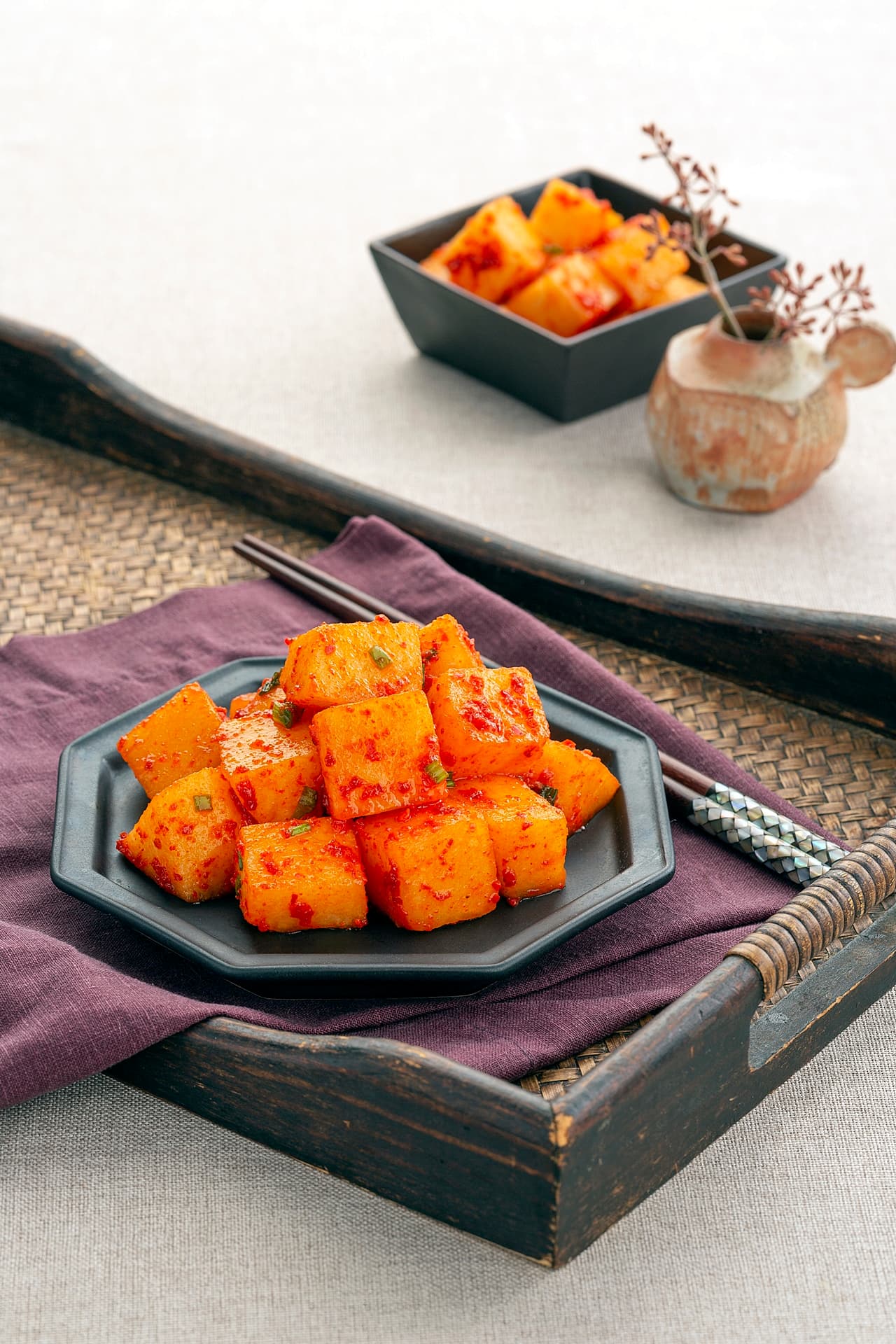 Korean Pear Radish Kimchi