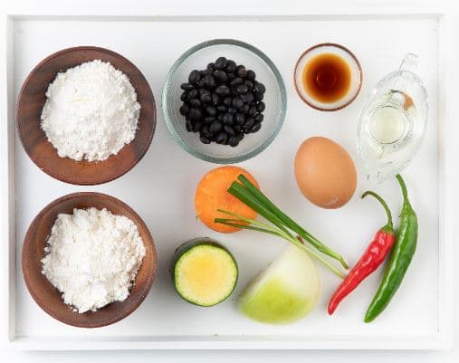 Black Bean Chive Pancake