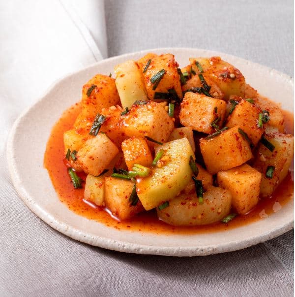 Sweet Fruit Radish Kimchi