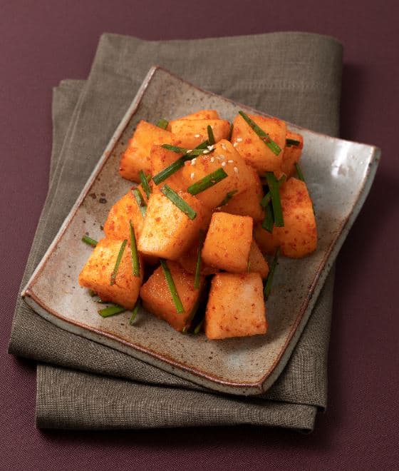 Korean Pear Radish Kimchi