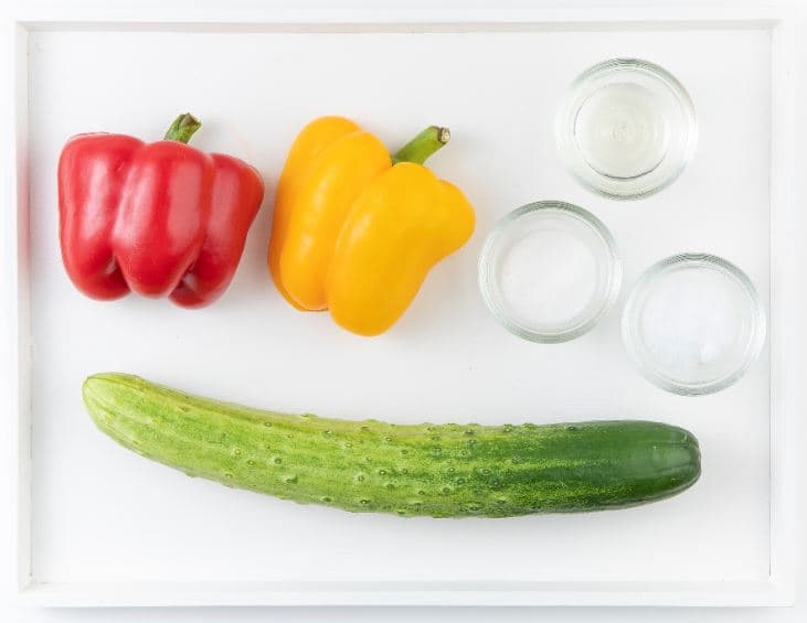 Tangy Cucumber and Bell Pepper Salad