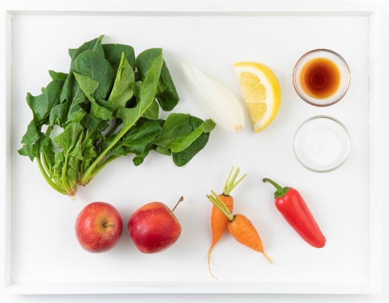 Pohang Spinach Apple Salad