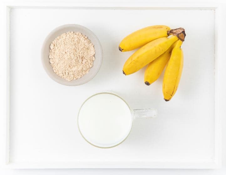 Banana Roasted Grain Shake