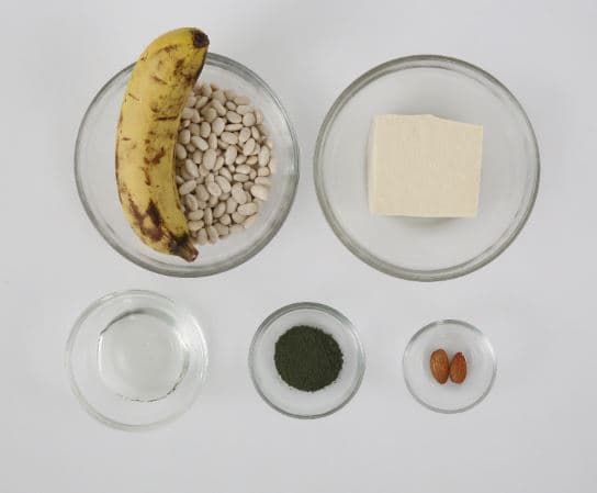 Banana Mugwort Tofu Pudding