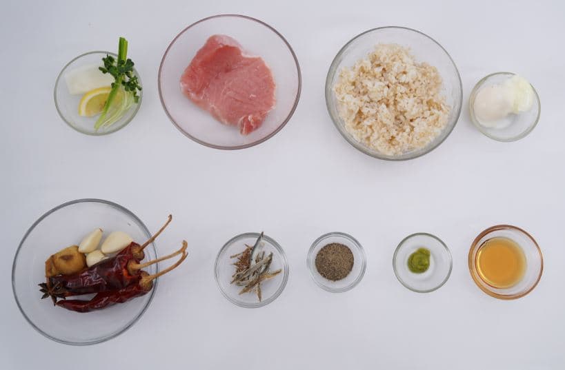 Pork and Glasswort Rice Bowl