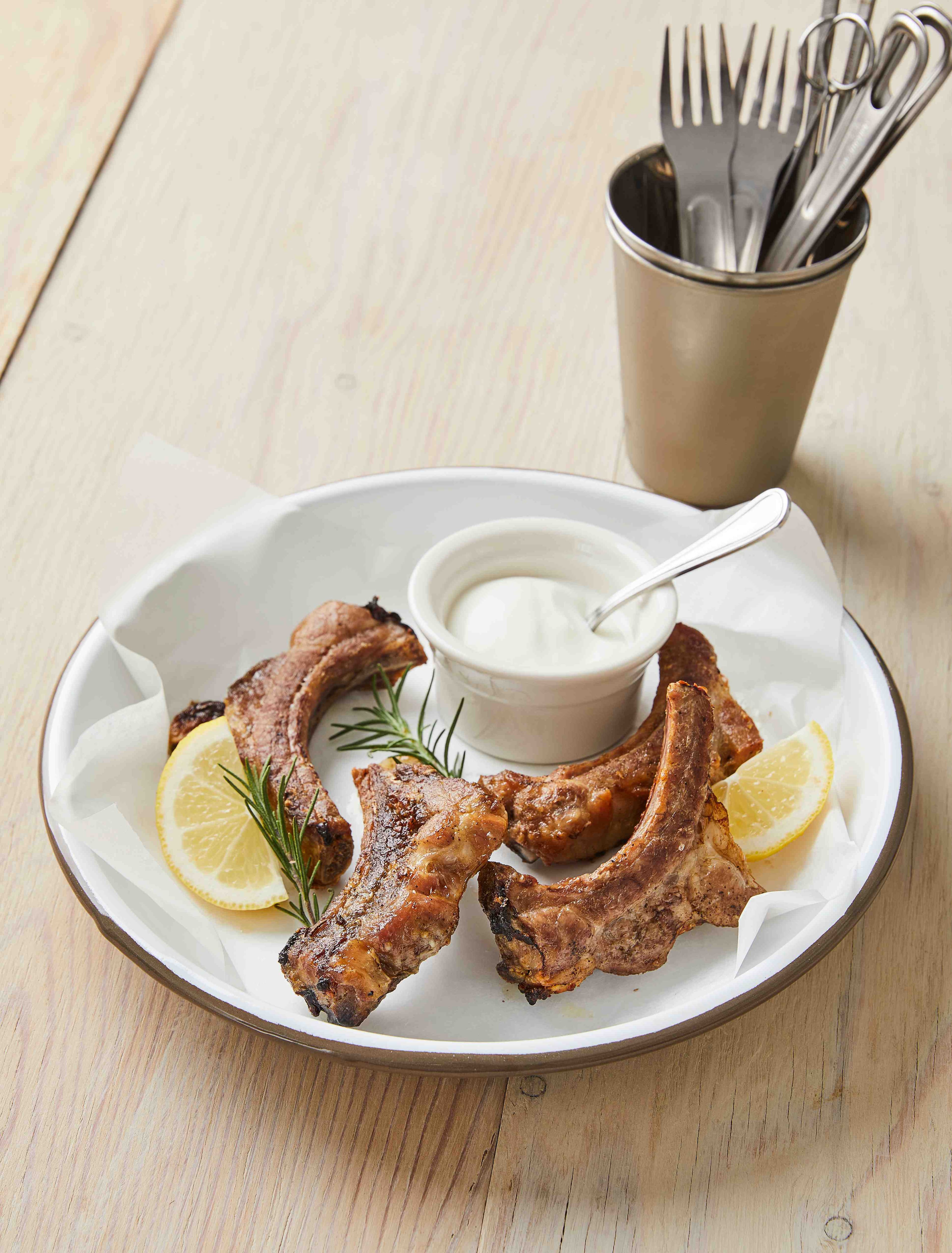 Lemon Grilled Pork Back Ribs