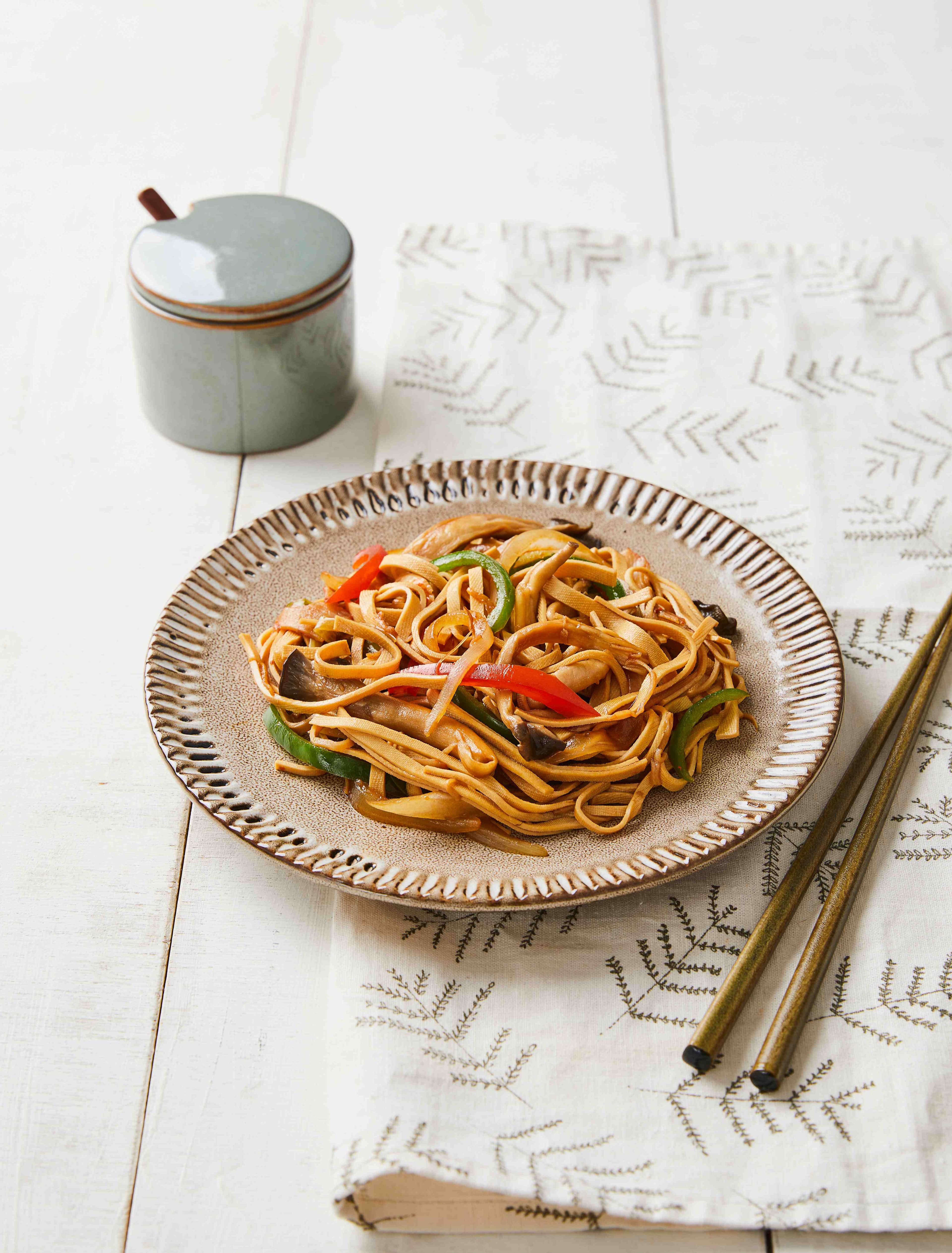 Dried Tofu Sheet Vegetable Japchae