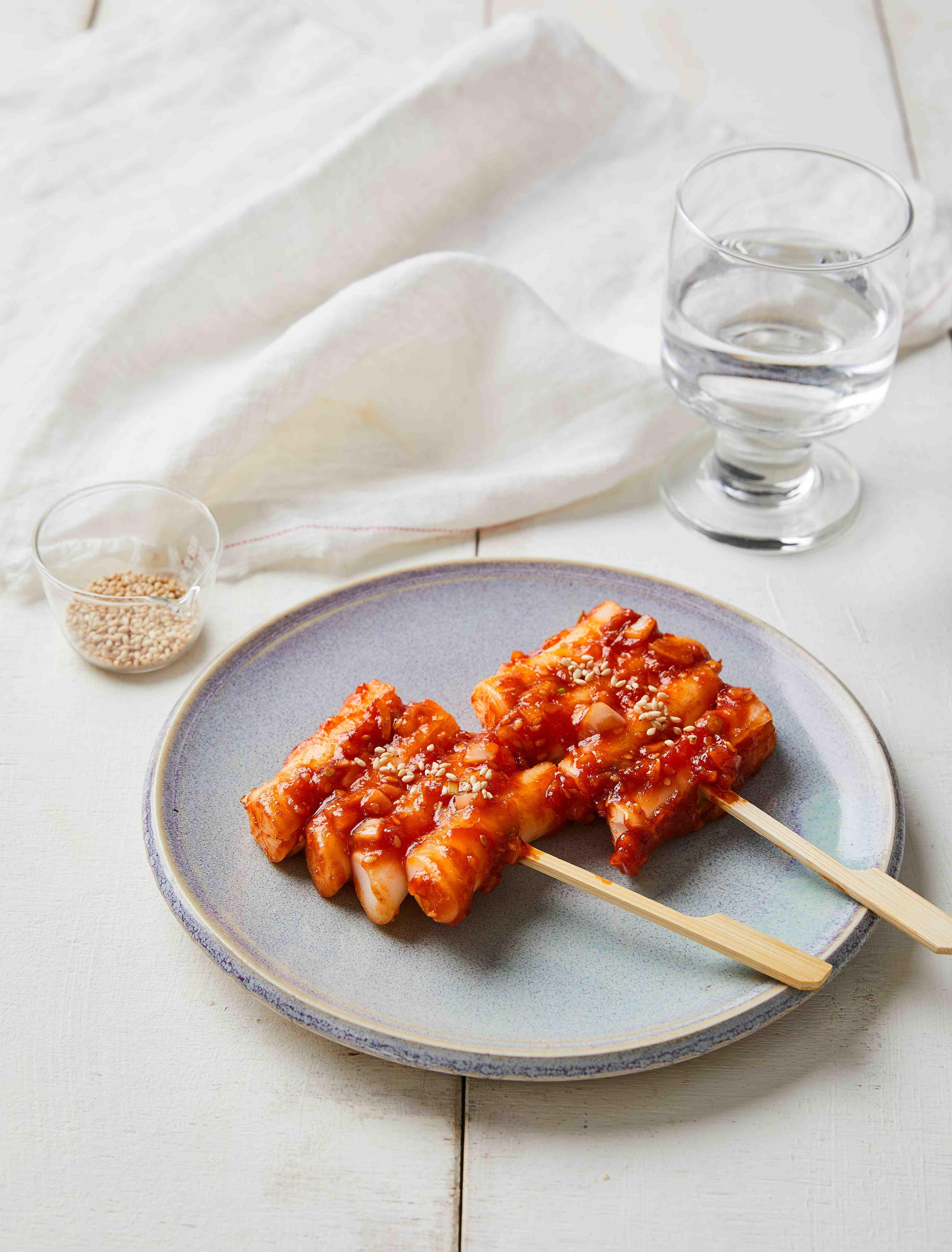 Grilled Rice Cake Skewer