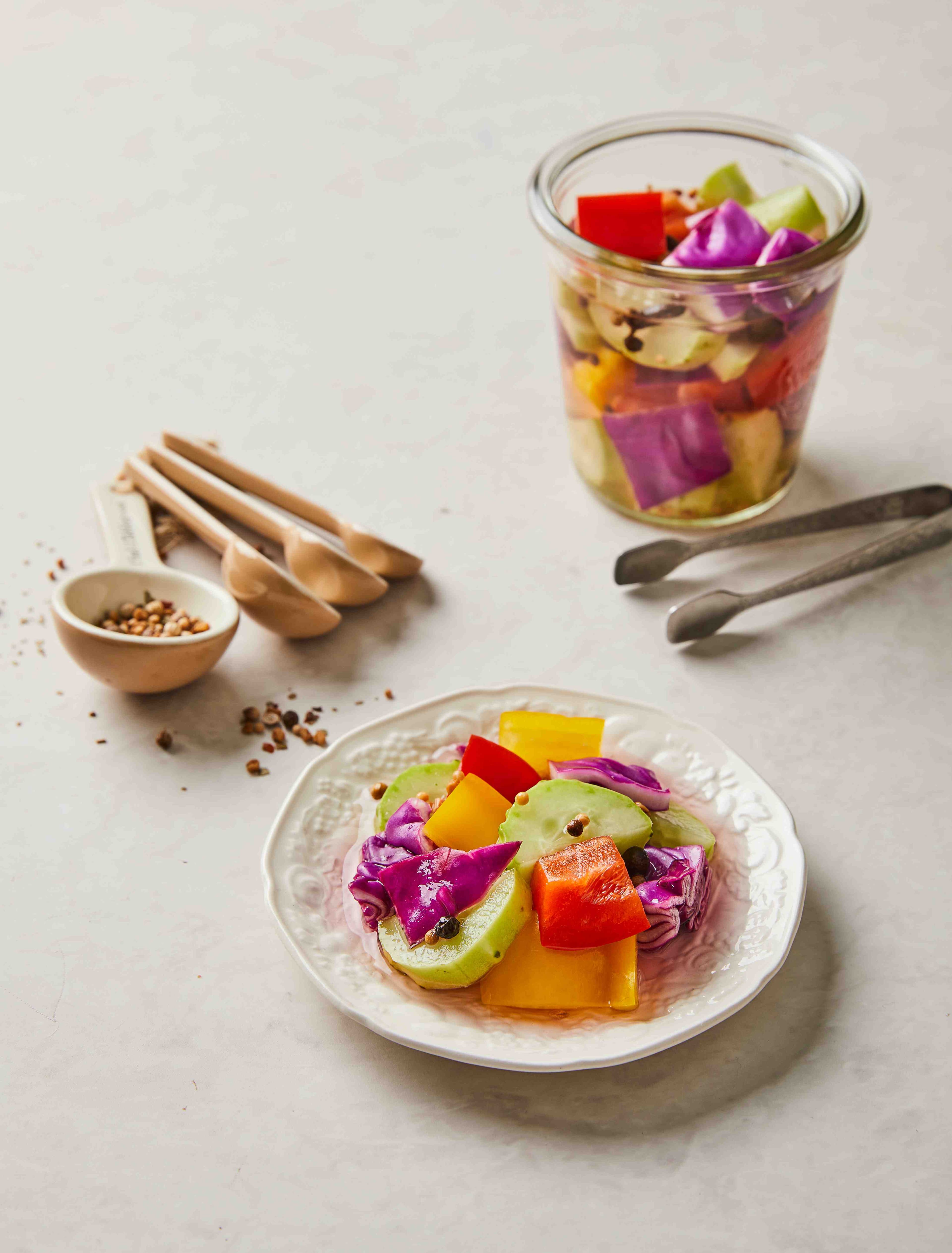 Homemade Mixed Vegetable Pickle