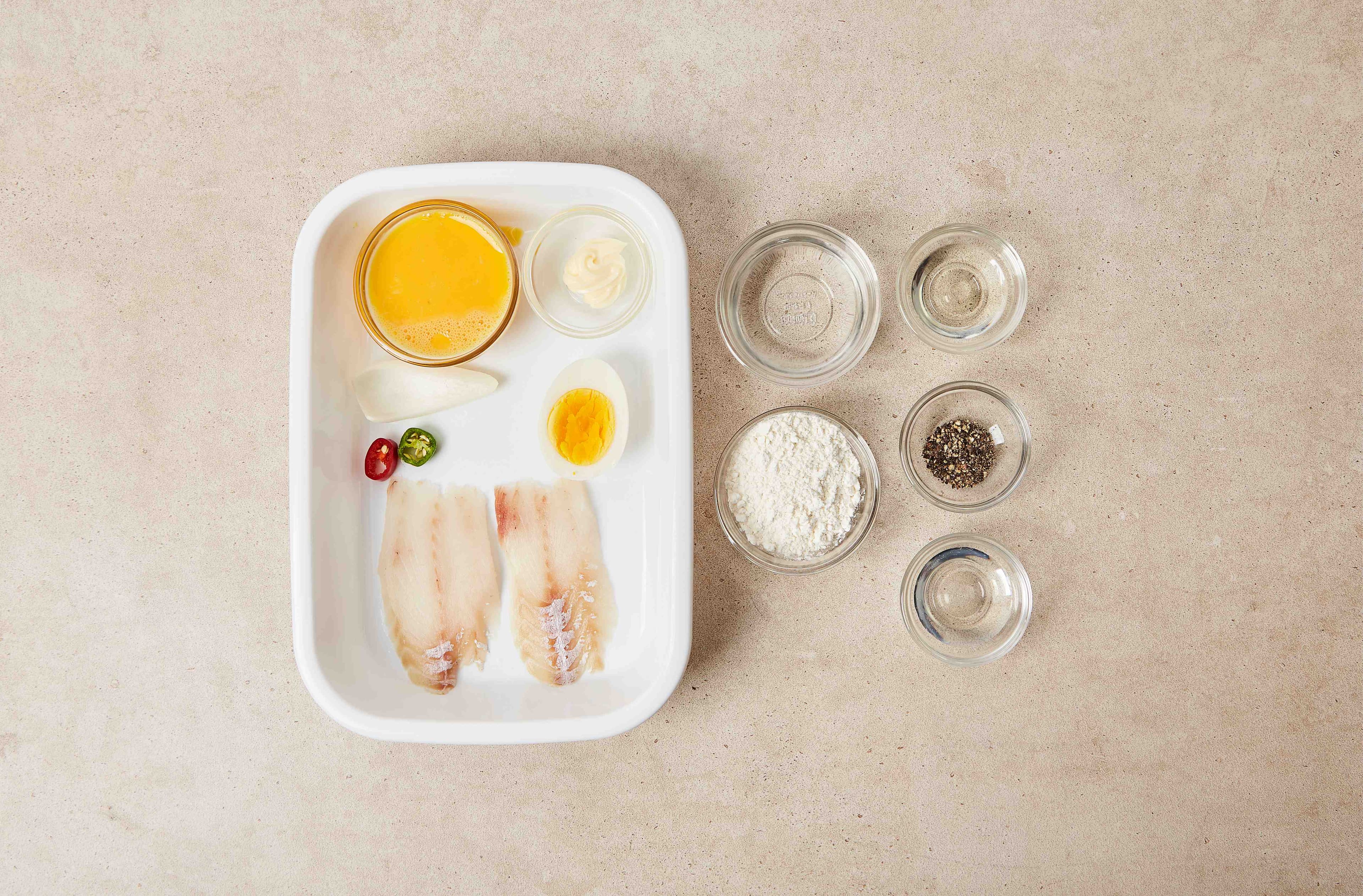 Fish Cutlet with Tartar Sauce