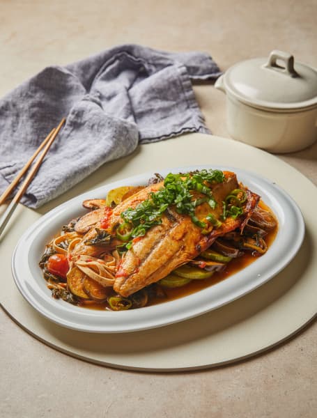 Mackerel Ratatouille Pasta