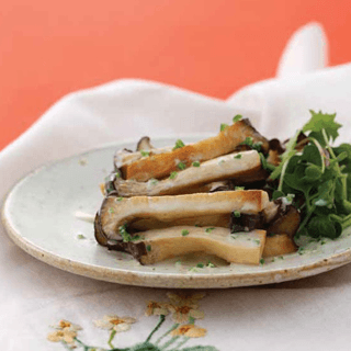 Stir-fried Mushroom in Soy Milk Sauce