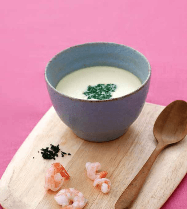 Shrimp Tofu Egg Steamed Dish