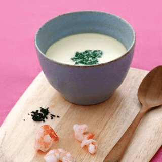Shrimp Tofu Egg Steamed Dish
