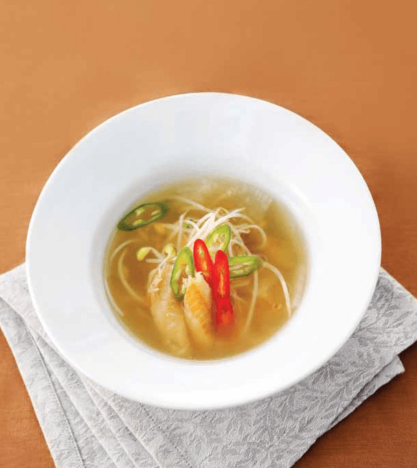 Dried Pollock Hangover Soup with Low-sodium Doenjang