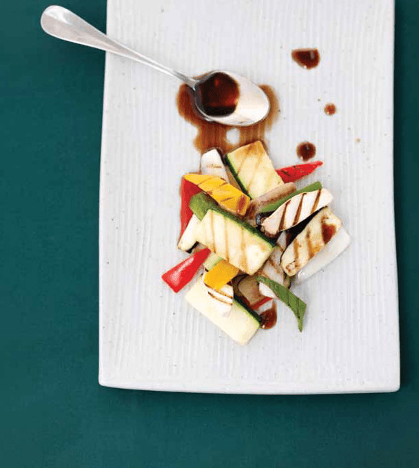 Grilled Vegetables with Soy Lemon Sauce