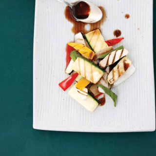 Grilled Vegetables with Soy Lemon Sauce