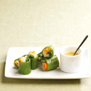Mustard Stuffed Cucumber and Chili