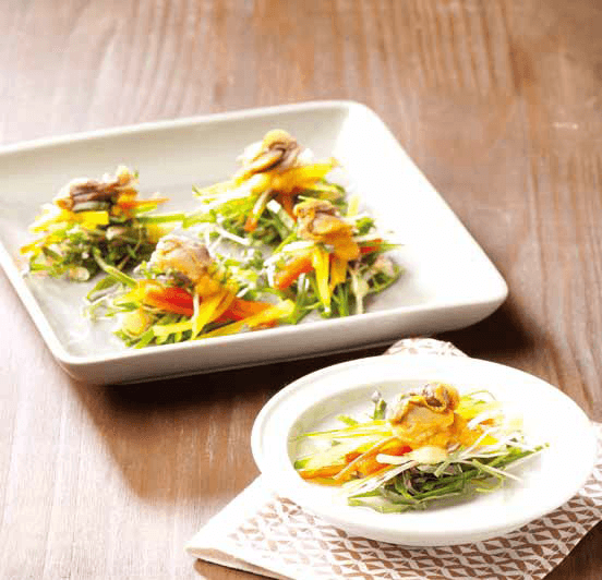 Cockle and Wild Chive with Doenjang
