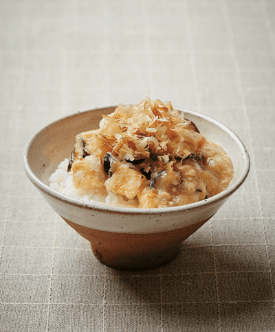 Tofu Egg Rice Bowl