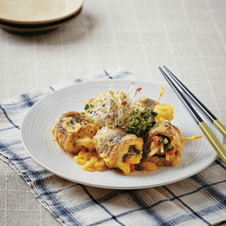 Saury Vegetable Roll
