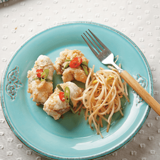Braised Monkfish in Soy Sauce