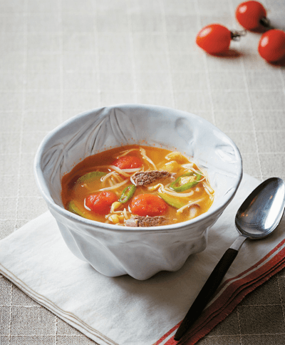 Beef Brisket Hangover Soup