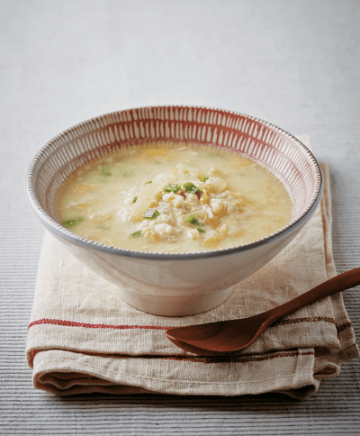 White Kimchi Soybean Pulp Stew