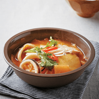 Squid Kimchi Stew