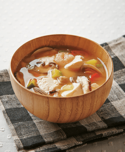 White Soybean Soft Tofu Stew