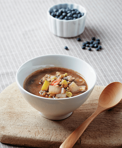 Black Bean Barley Doenjang Stew