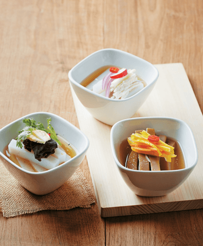 Three-color Cold Jelly Soup