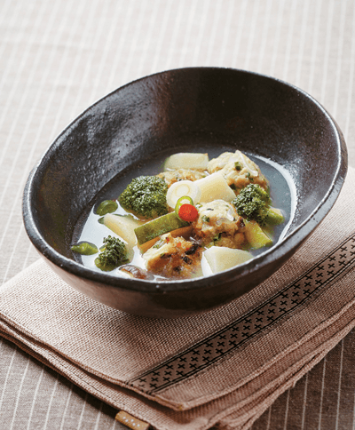 Meatball Doenjang Soup