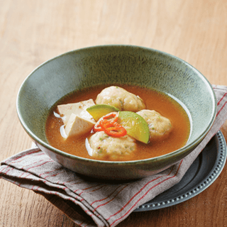 Rolled Dumpling Doenjang Soup