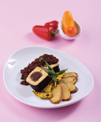 Seaweed Roll Tofu Steak
