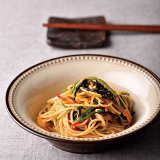 Young Summer Radish Kimchi Pasta